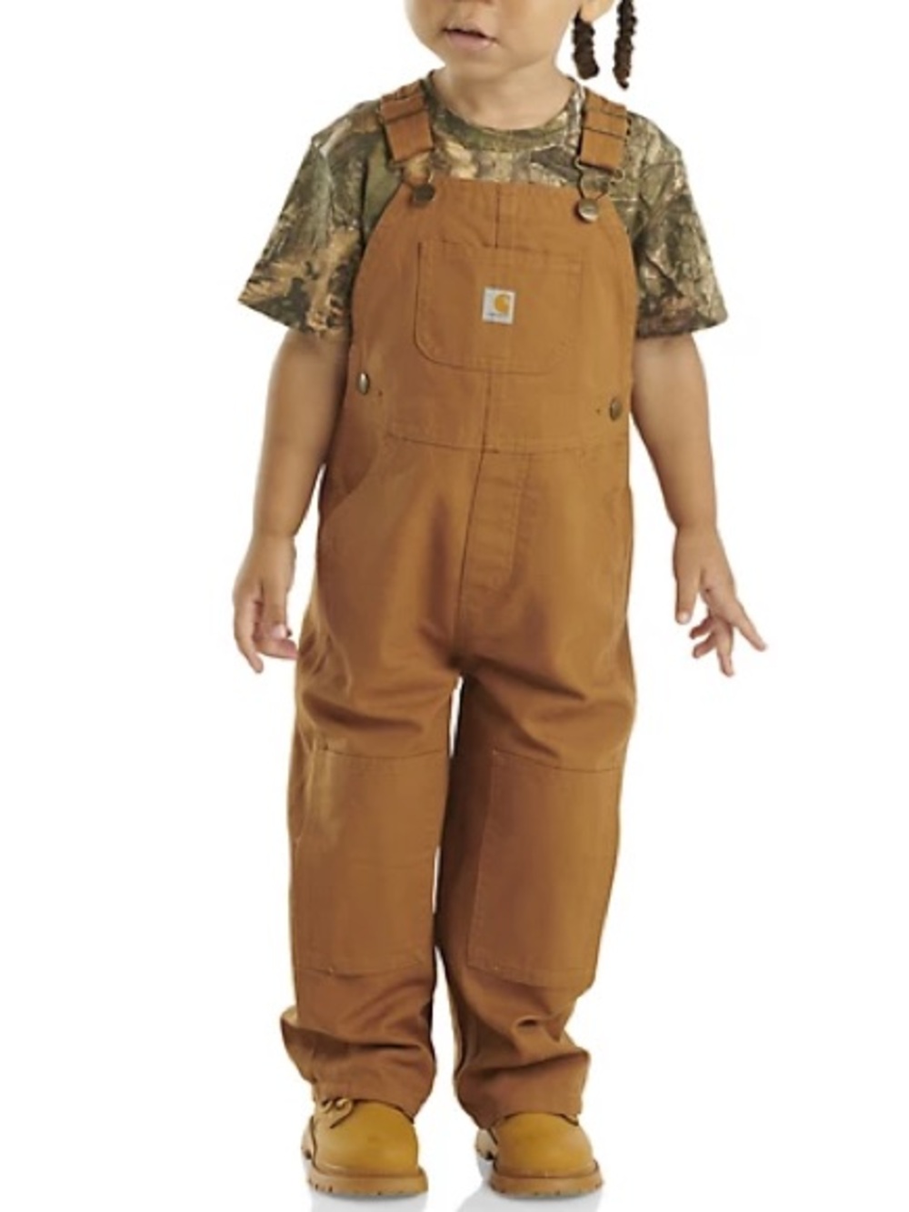 Carhartt Kids Carhartt Brown Duck Bib Overalls 4T
